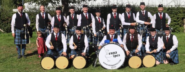 Vienna Pipes and Drums at the Belgian Pipe Band Championships 2023