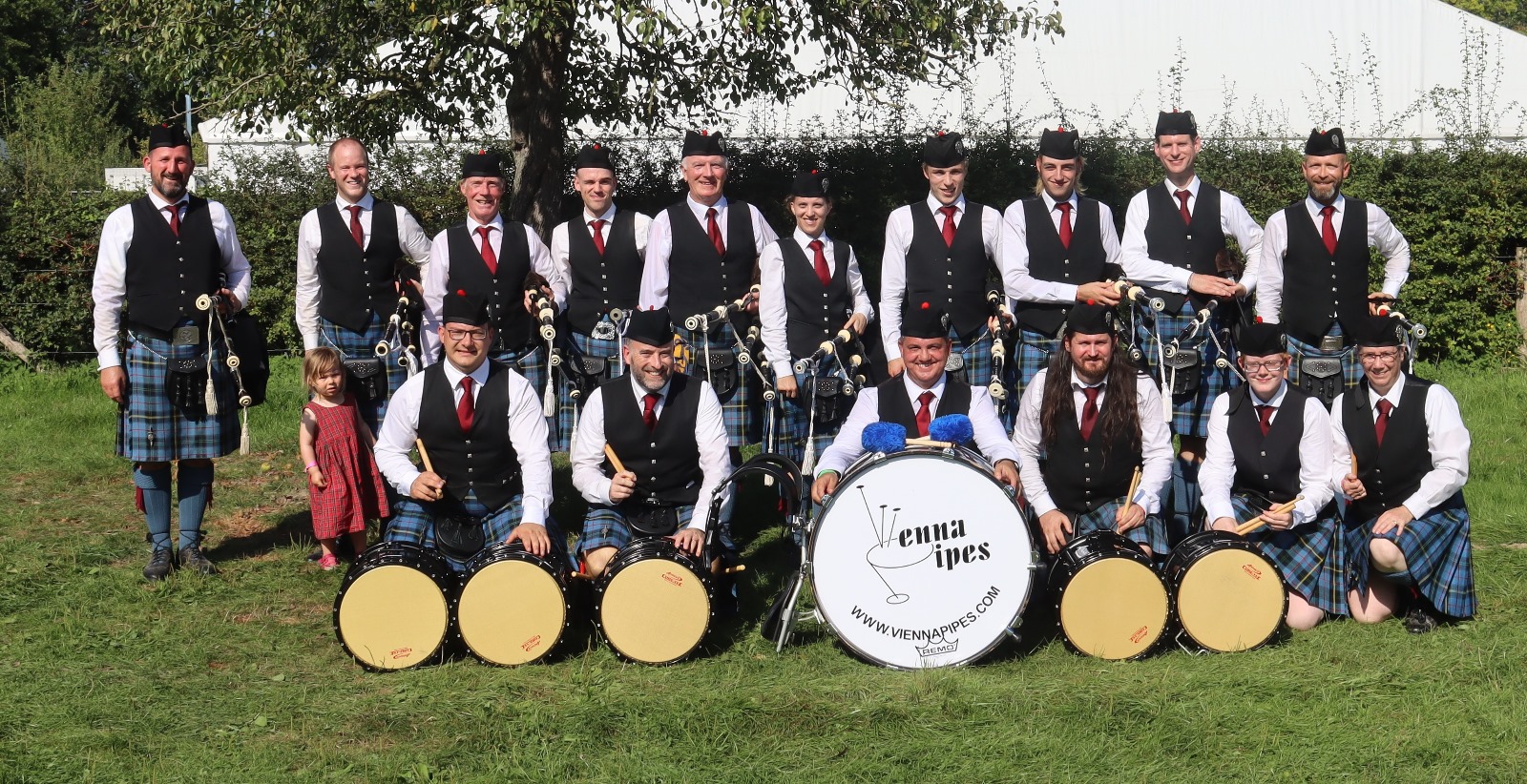 Vienna Pipes and Drums at the Belgian Pipe Band Championships 2023